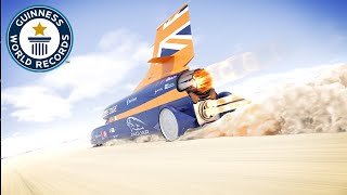 The 1000mph Car Inside Bloodhound SSC  Guinness World Records [upl. by Munford]