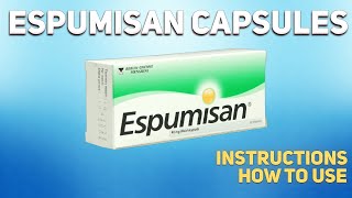 Espumisan capsules simethicone how to use How and when to take it Who cant take [upl. by Lacefield858]