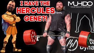 IVE GOT THE HERCULES GENE  Myostatin deficiency  Eddie Hall [upl. by Down]