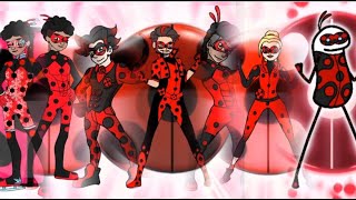 ESPECIAL todos los portadores del miraculous de Ladybug en el canalMIRACULOUS LADYBUG🐞🐞 [upl. by Amrak]