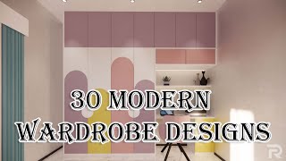 30 Modern Wardrobe Design 2024  Best Modern Wardrobe Designs  RampR Master Designs [upl. by Banquer301]