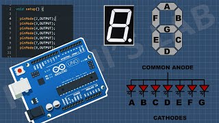 How To Use 7 Segment Display With Arduino  Arduino Tutorial [upl. by Gabriela]