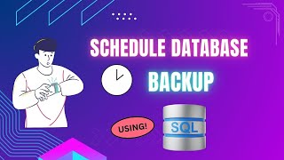 How to schedule SQL Database backup through a Job Focus9 ERP Part54 [upl. by Chelsey]