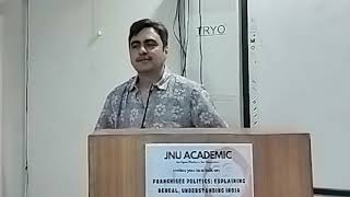 Ajay Gudavarthy  Discussant  JNU Academic [upl. by Treharne]