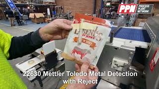 Mettler Toledo Metal Detector with Reject Profile Safeline 22630 [upl. by Cardon]