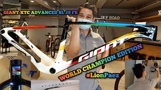 UNBOXING 2022 GIANT XTC ADVANCED SL 29 WORLD CHAMPION EDITION  LIONPAEZ [upl. by Luca]