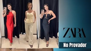 NO PROVADOR ZARA  LOOKS LINDOS E ELEGANTES 🤩✨ [upl. by Kosse]