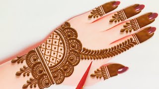 Easy Arabic Mehndi Design Tricks 2024  Back Hand Mehandi Design  Stylish Mehandi Design  Mehndi [upl. by Ainolopa]