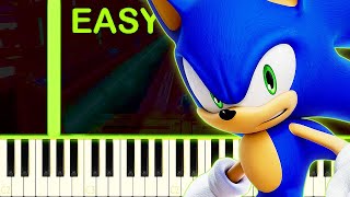 CYBERSPACE 24  SONIC FRONTIERS  EASY Piano Tutorial [upl. by Eimmot]