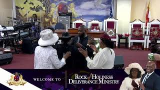 Rock of Holiness Deliverance Ministry First Sunday [upl. by Ainerol]