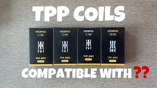 VOOPOO TPP COILS COMPATIBLE WITH   SMOKES HUB [upl. by Nairahcaz]