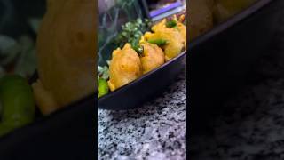 palak pakoda recipe cookwithunnati palakpakodarecipe shorts indianstreetfood music [upl. by Nitsyrk]