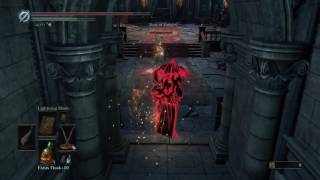 DARK SOULS III sellsword twinblades  lightning blade invasion Lothric castle [upl. by Michal321]