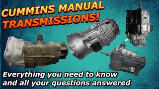 All The Different Types of Cummins Manual Transmissions Weight Dimensions Mods and power limits [upl. by Ardna605]