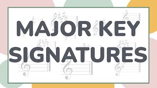 Major key signatures in 3 minutes [upl. by Peppel]