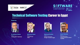 Software Testing Day 2024 Panel Discussion Technical Software Testing Career in Egypt [upl. by Esiouqrut62]