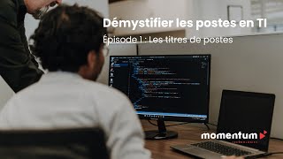 Démystifier les postes en TI  Les titres de postes [upl. by Cornwell]