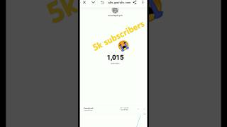 5k subscriber😭😭 [upl. by Mariele294]