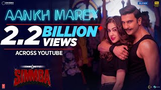 SIMMBA Aankh Marey  Ranveer Singh Sara Ali Khan  Tanishk BagchiMika SinghNeha Kakkar Kumar S [upl. by Kosiur516]