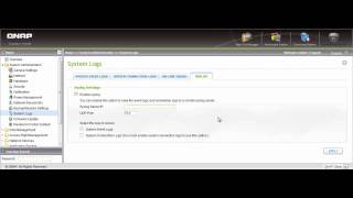 QNAP Turbo NAS System Log [upl. by Assylem]