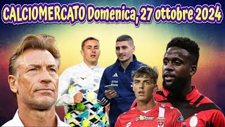 CALCIOMERCATO Domenica 27 ottobre 2024 [upl. by Damalas]