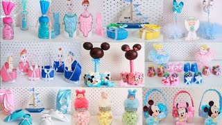 10 Ideas para Baby Shower de Niña y Niño  Centro de mesa  Dulcero  Recuerditos [upl. by Burnsed]