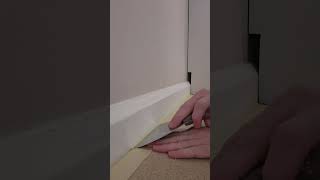 I dont want the tape to stick to the skirting boards  Is this the best way Probably [upl. by Nac]