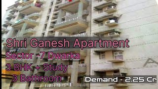 2 BHK  Study amp 3 Bath  Shri Ganesh Apartment  Sector 7 dwarka  Prime Location [upl. by Adnesor670]