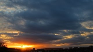 Sonnenuntergang Zeitraffer  Sunset Time Lapse [upl. by Freeman]