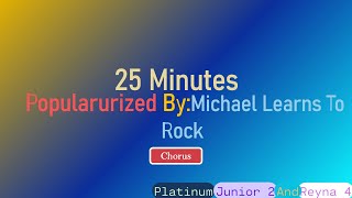 25 Minutes Michael Learns To Rock KaraokeMinus OneInstrumentalReyna 4 [upl. by Marthena683]