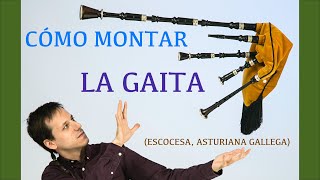 ✅ Cómo montar la ⭐GAITA⭐ Tutorial gaita ESCOCESA  Gallega  Asturiana Montaje gaita [upl. by Beora466]