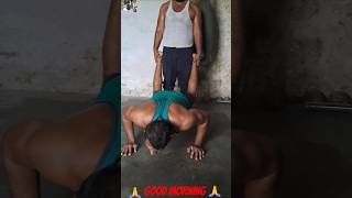 Desi exercise  pushup  sapatte I sapata pushups desi desiexercise chestworkout bodybuilding [upl. by Georglana]