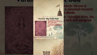 VARUNA  Rig Vedic God God history HinduGods vedicculture [upl. by Adeuga]