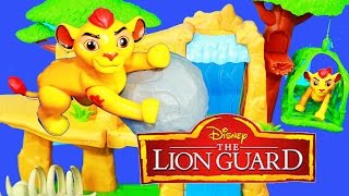 Toy Review Lion Guard Disney Defend Pride Lands KION Playset [upl. by Colfin371]