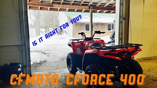 CFMOTO CFORCE 400 How does it compare to the other ATVs [upl. by Seton]