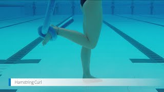 How to do a hamstring curl in water [upl. by Dyanna]