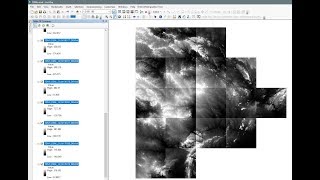 ArcGIS 10x  Mosaic Raster data  Mosaic DEM [upl. by Flaherty]