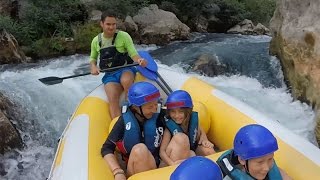 Rafting on the Cetina River Omis Croatia [upl. by Cirenoj]