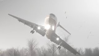 Polish Air Force Flight 101  Crash Animation [upl. by Koloski]