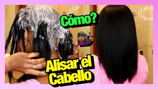 CÓMO HACER ALISADO EN CABELLO AFRO PASO A PASO 2018  RELAXED HAIR ROUTINE 2018  Mary Pulido [upl. by Oulman571]