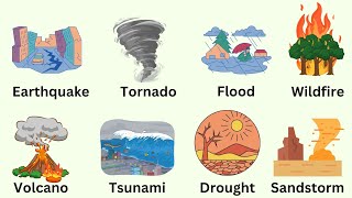 English Vocabulary for Kids  Learn English Vocabulary  Natural Disasters [upl. by Gardel]