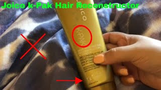 ✅ How To Use Joico KPak Hair Reconstructor Review [upl. by Schober]