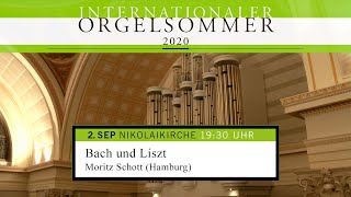 Orgelsommer Potsdam · Moritz Schott  Bach und Liszt  Nikolaikirche [upl. by Yc]