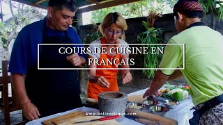 Cours de cuisine en français  Bali Exotique [upl. by Pleasant774]