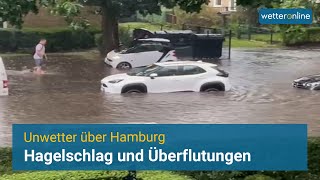 Hamburg Hagelschlag und Überflutungen [upl. by Eylk908]