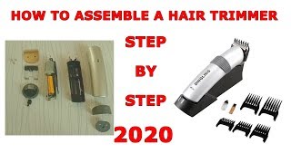 How To Assemble A Hair trimmer  DINGLING Professional Hair Clipper Model RF609 in HindiUrdu [upl. by Hanala]