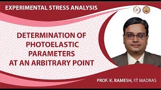 Determination of Photoelastic Parameters at an Arbitrary Point [upl. by Huntlee]