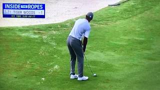 Tiger Woods  Pitching Practice 52018 [upl. by Hannavas227]