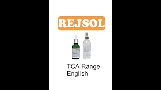 REJSOL TCA Peel Range ENGLISH Chemical Peeling with TCA  Cross Treatment [upl. by Bartholemy]