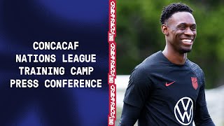 NATIONS LEAGUE TRAINING CAMP PRESS CONFERENCE Folarin Balogun amp Yunus Musah  June 9 2023 [upl. by Neiluj]